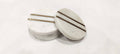 White Marble Coasters - Set of 4