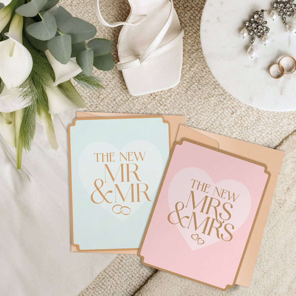 The New Mrs. & Mrs. Wedding Card