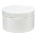 Marble Salt + Pepper Cellar: 3" Dia x 2" H