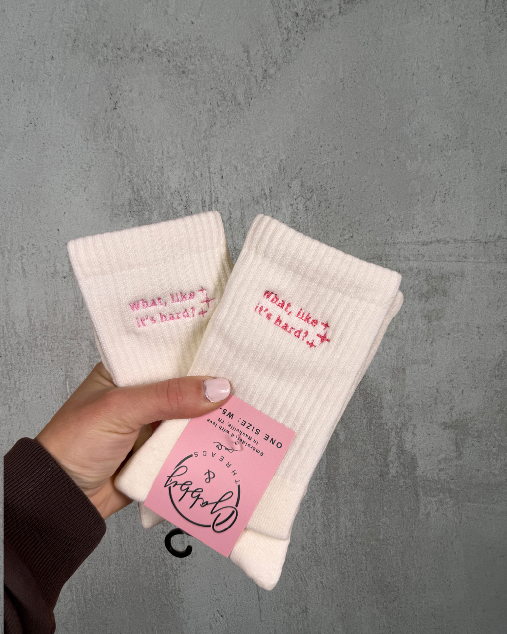 What, Like it's Hard? Grip Socks