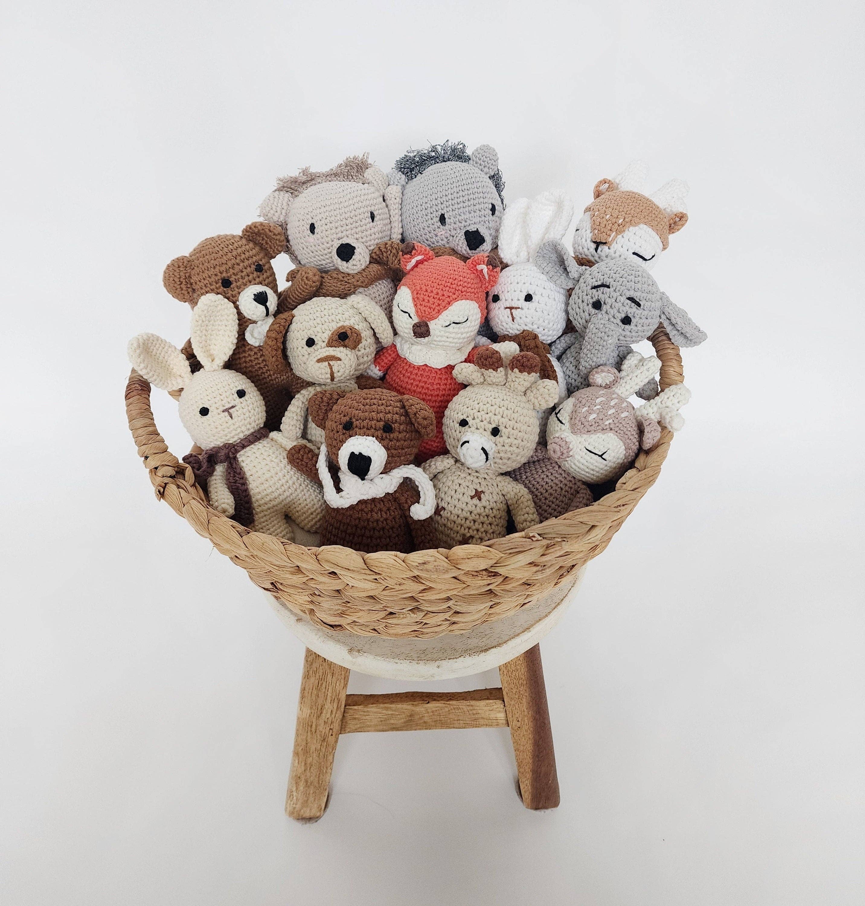 Mini Crochet Animals: Mini Birdie Mauve