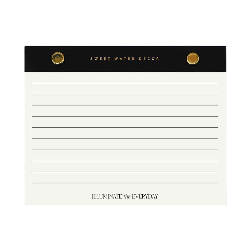 Small Gold Rivet Basic Notepad