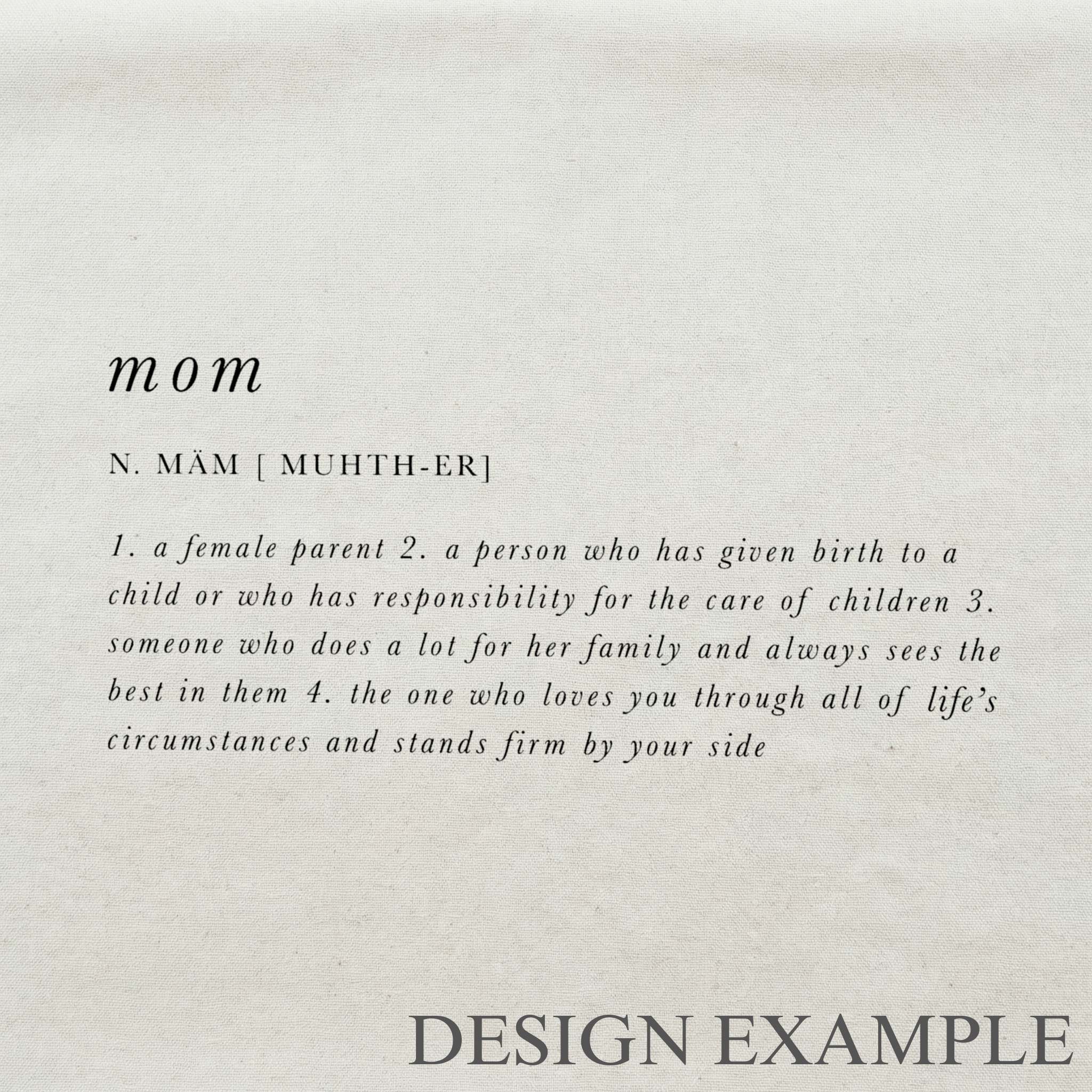 Mom Definition Tote Bag
