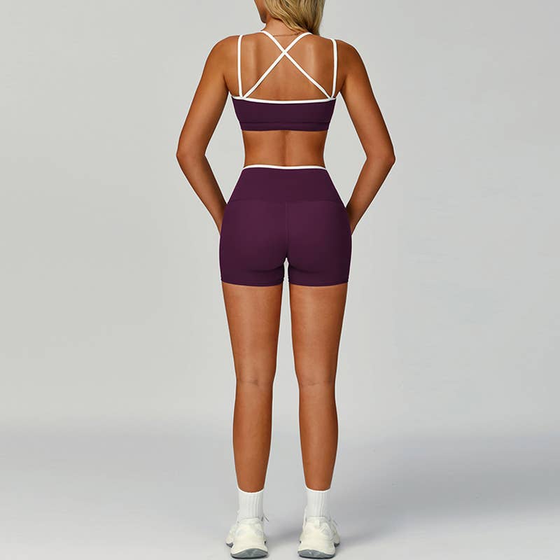 Sports Bra and Short Set