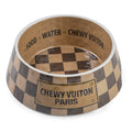 Tan Checker Chewy Vuiton Bowl - Large