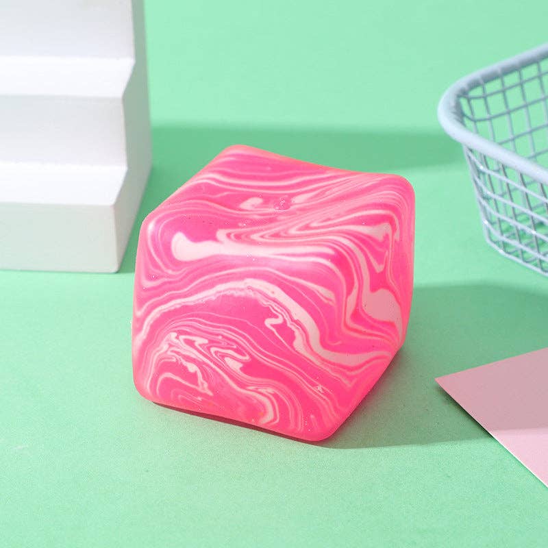 Marble Ice Cube Squishy Slow Rising Stress Relief Fidget Toy
