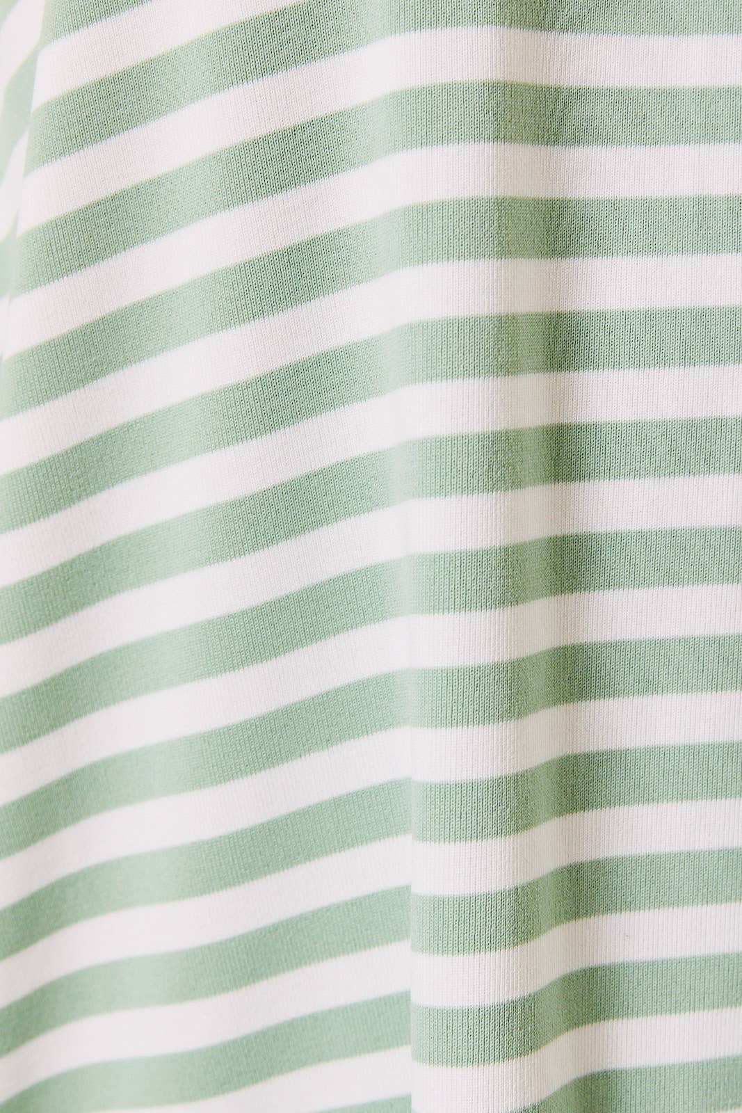 MID RISE SKORT: SAGE-WHITE STRIPE / M
