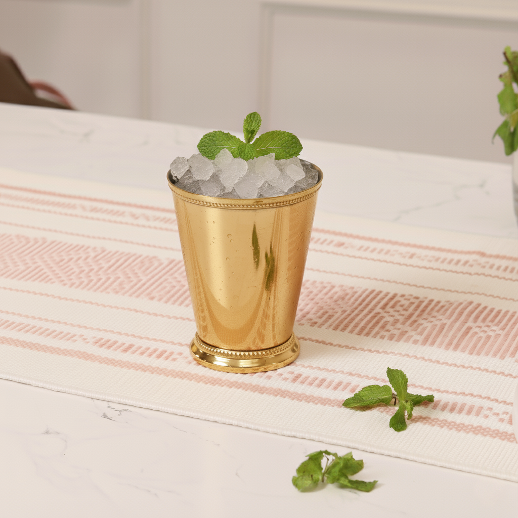 Large Gold Stainless Steel Mint Julep Cup (12 oz)