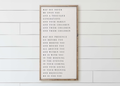 Wooden Frames - May His Favor Be Upon You | Housewarming: 16x30 / Oat