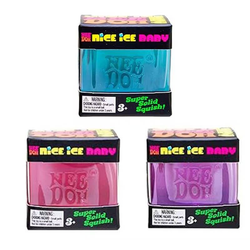Nice Cube Jellyfish Squishy Sensory Stress Relief Toys in Box Squeeze Fidget Toy: Pink cube / 1 pc
