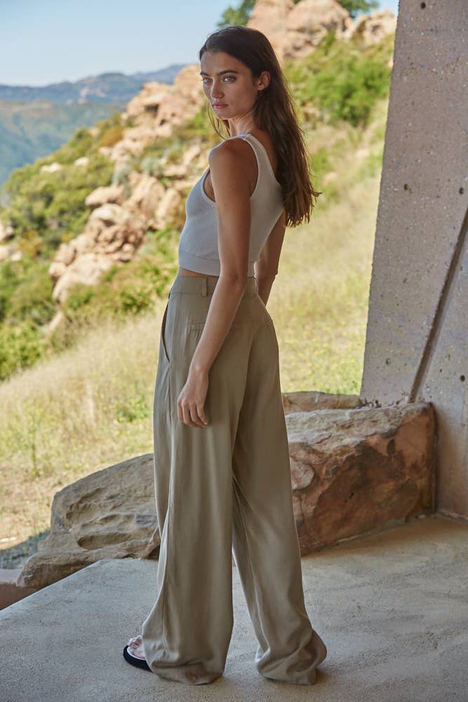 Henley Ribbed Modal Tank