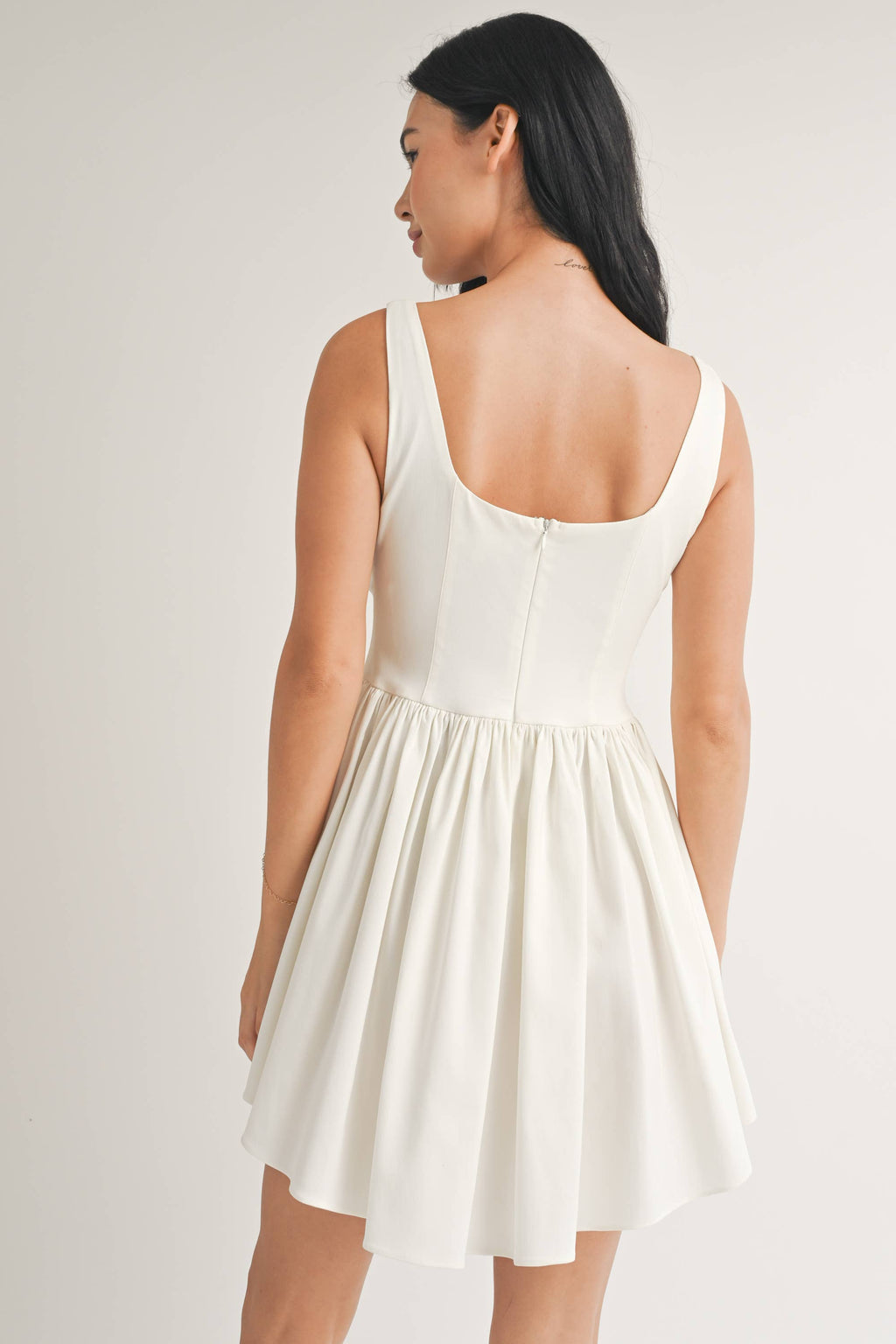 Corset Flare Mini Dress