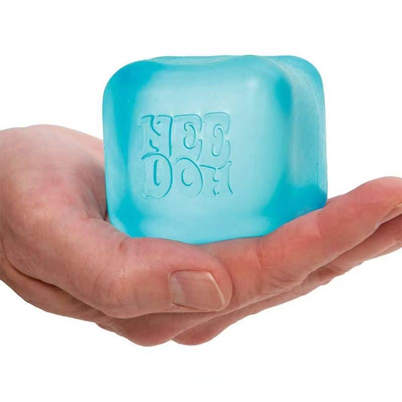 Nice Cube Jellyfish Squishy Sensory Stress Relief Toys in Box Squeeze Fidget Toy: Red cube / 1 pc